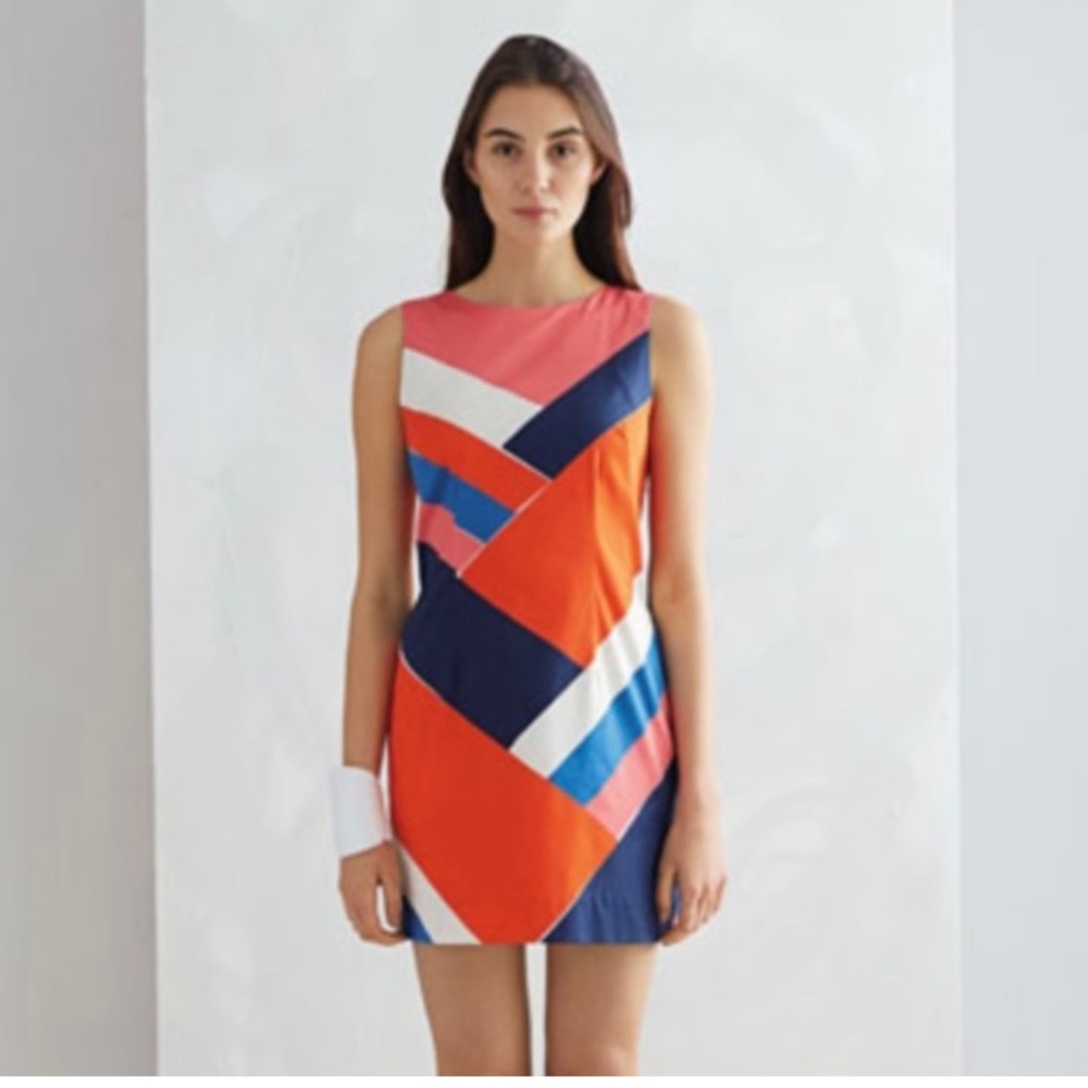 Serena & Lily Multicolor Geometric Dress